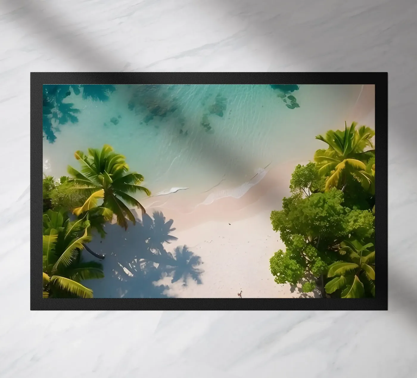 Tropical doormat by luxi&lace