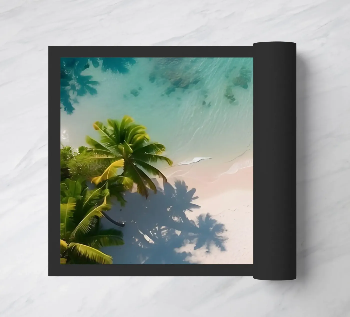 Tropical doormat by luxi&lace