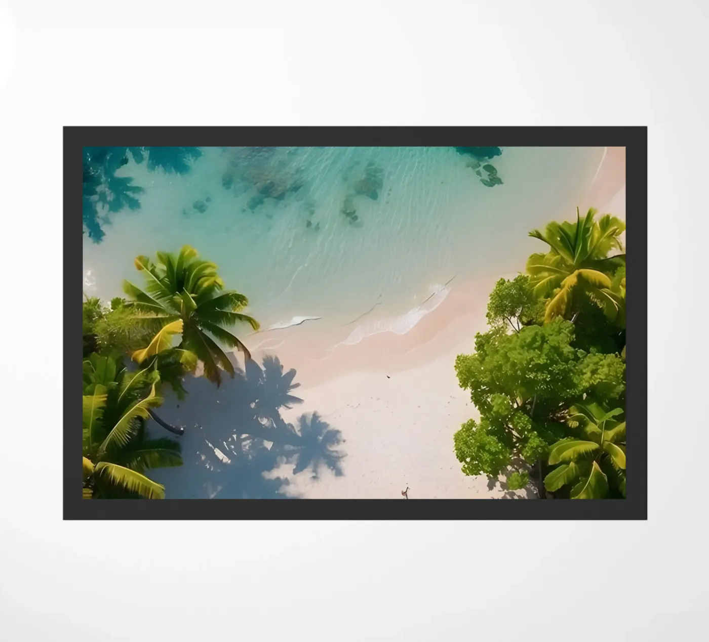 Tropical doormat by luxi&lace