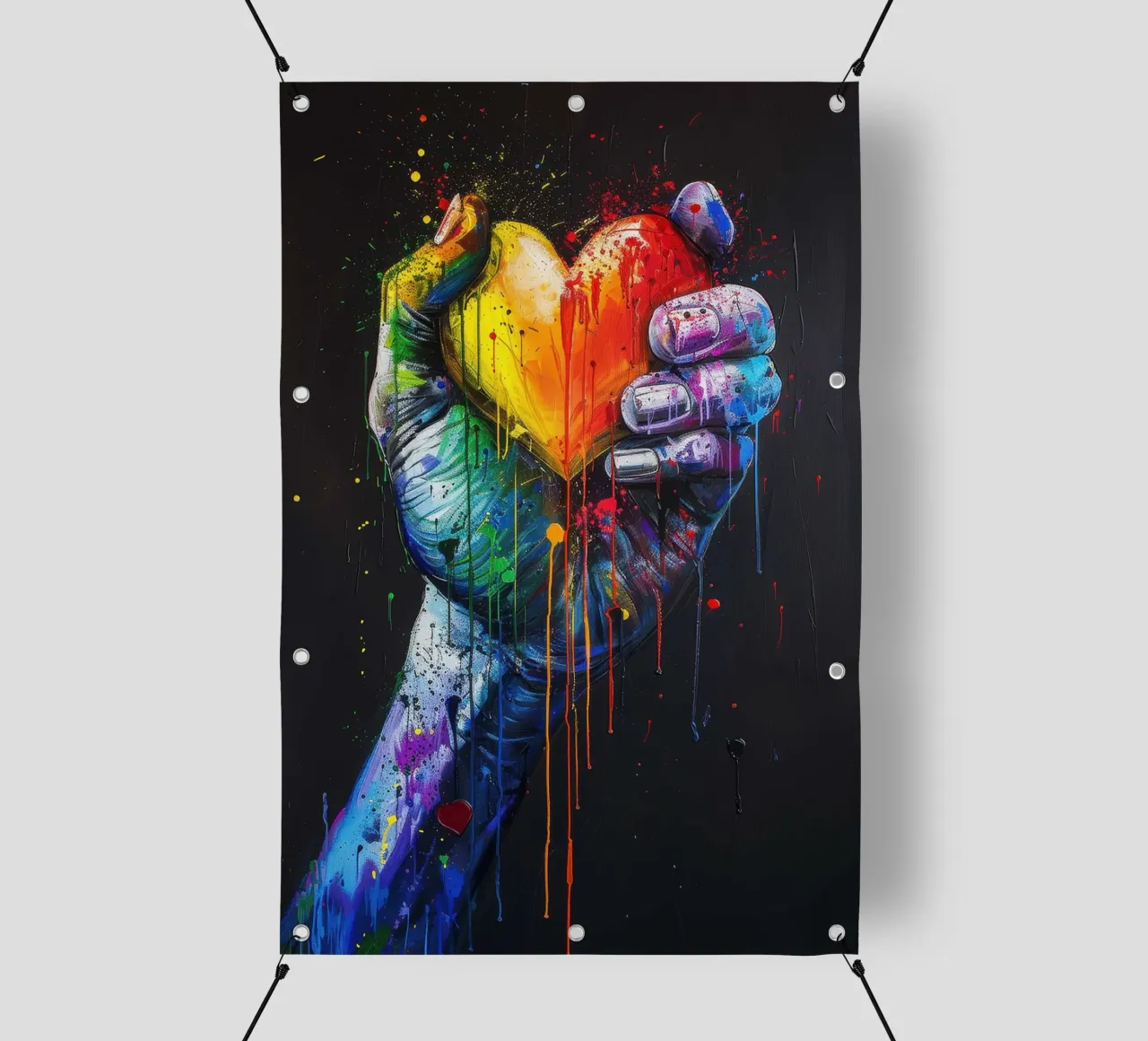 Aggrapparsi all'amore telo in pvc da John Boss