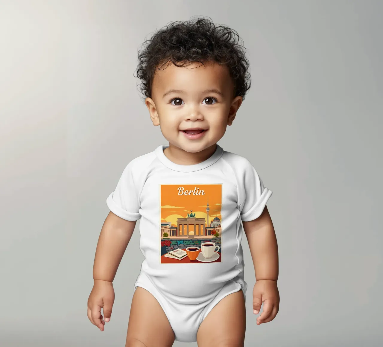 Vue chaleureuse de Berlin body bébé de HicksShop