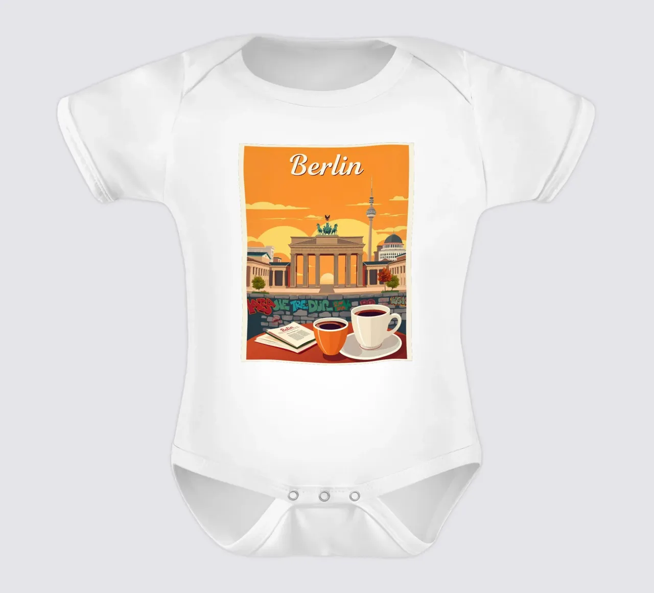 Vue chaleureuse de Berlin body bébé de HicksShop