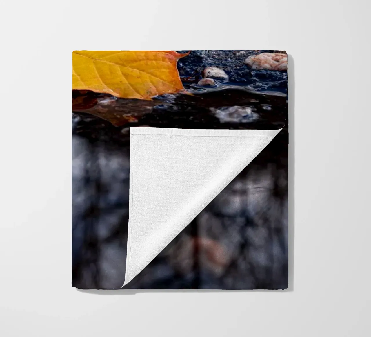 Foglia d'acero gialla telo mare da Marcus Beckert | Fotografie