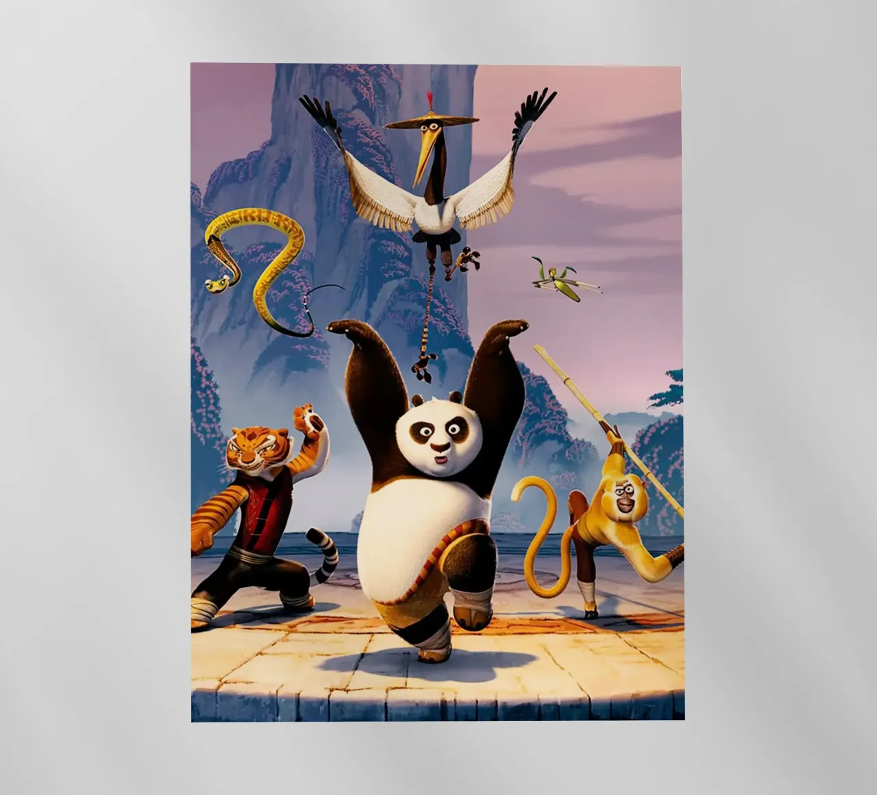 Kungfu Panda pellicola backlit da Dumery Art