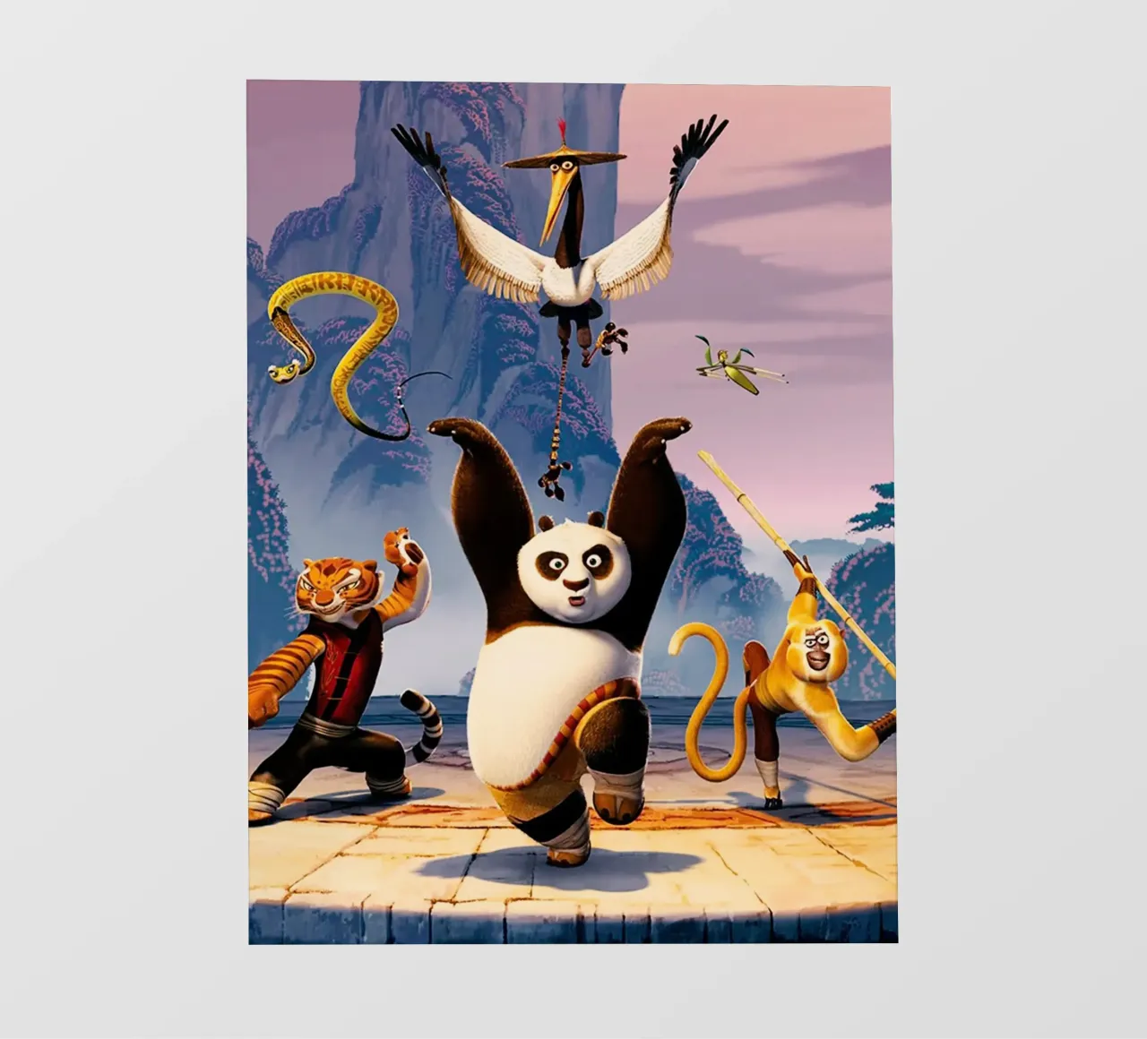 Kungfu Panda pellicola backlit da Dumery Art