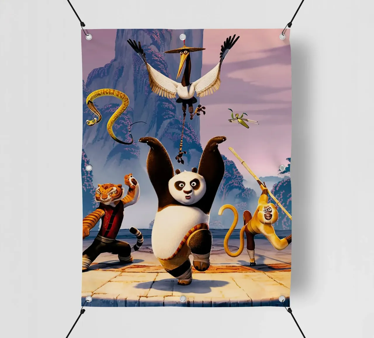 Kungfu Panda telo in pvc da Dumery Art