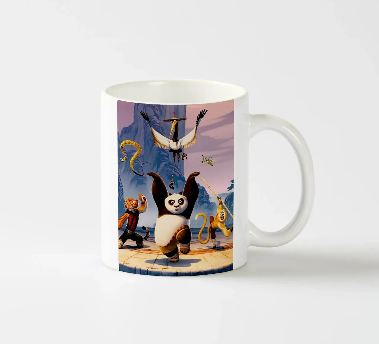 Kungfu Panda tazza in ceramica da Dumery Art