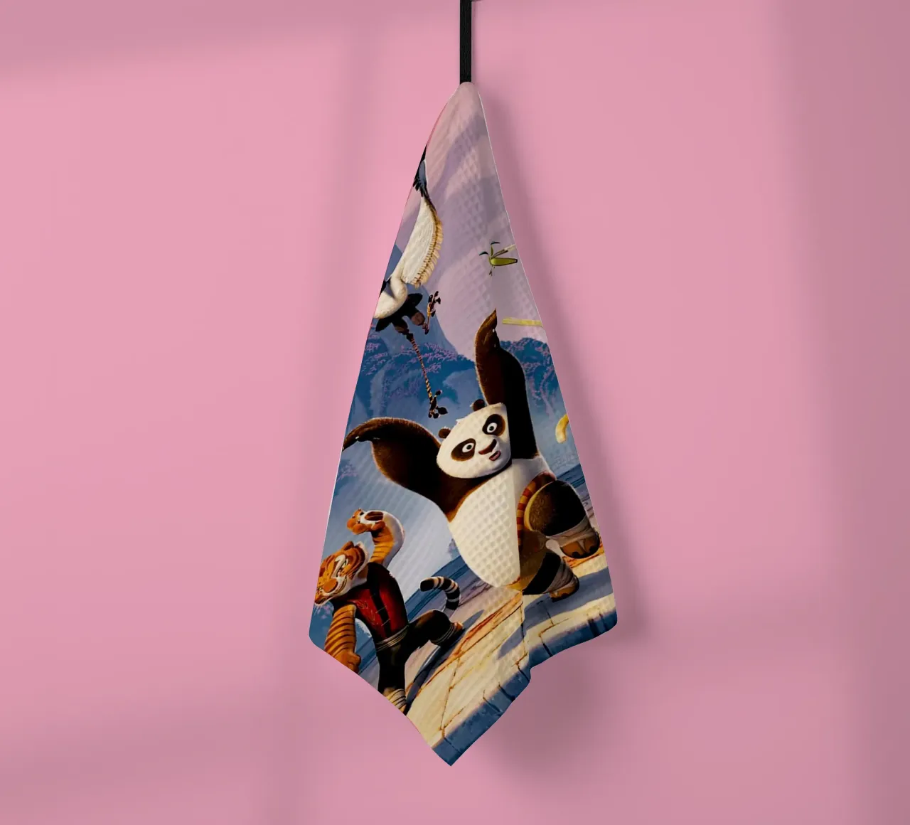 Kungfu Panda canovaccio da cucina da Dumery Art