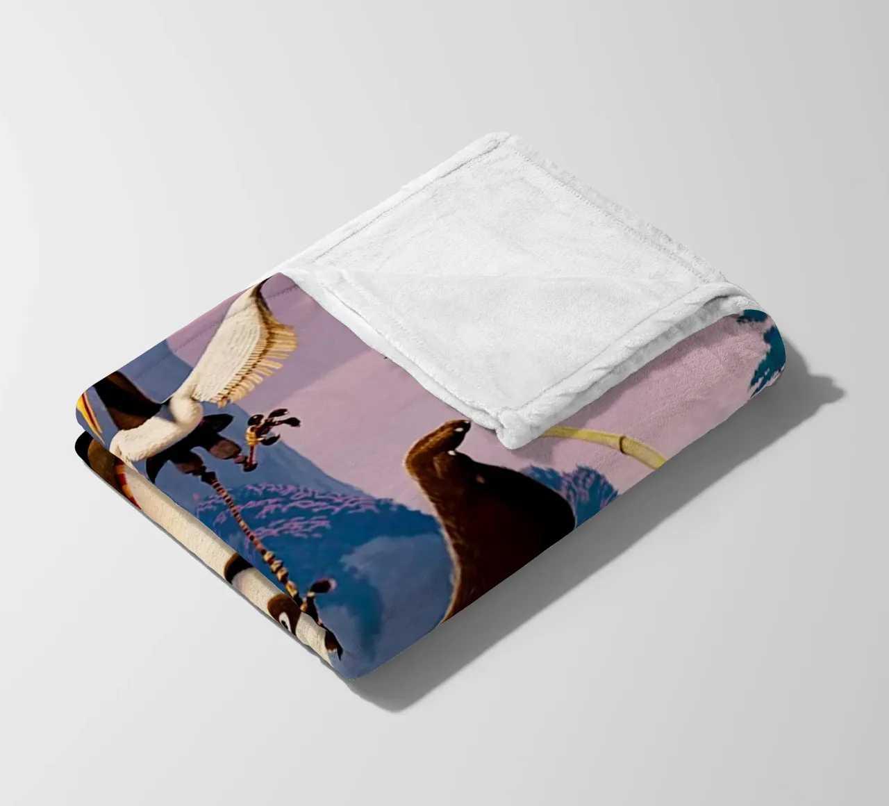 Kungfu Panda coperta in pile da Dumery Art