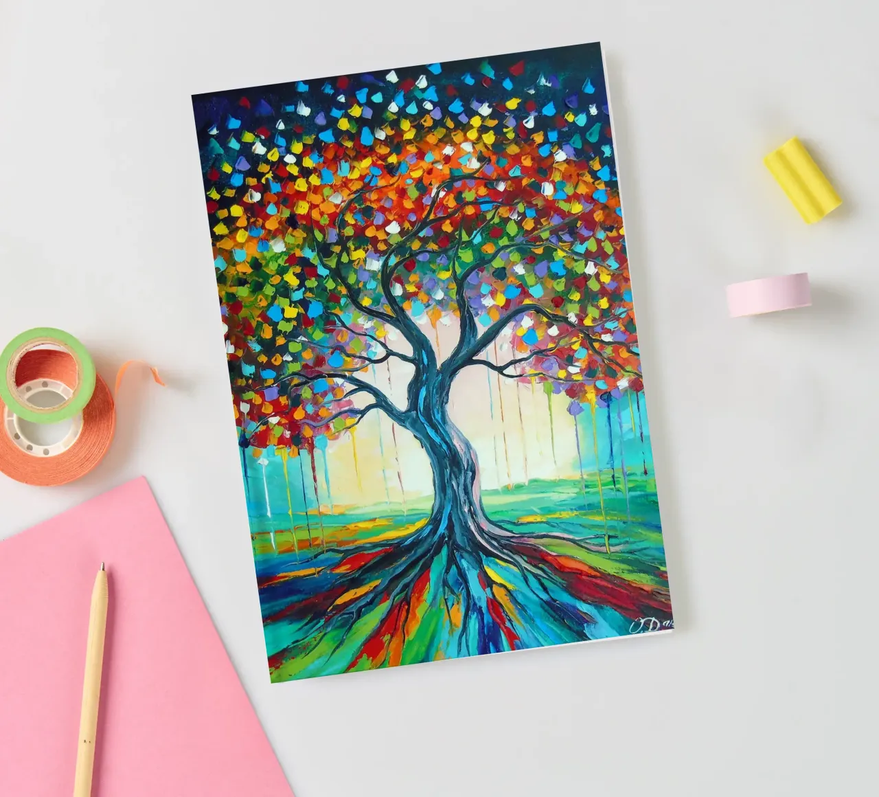 The tree of life with its own history notebook by John Boss