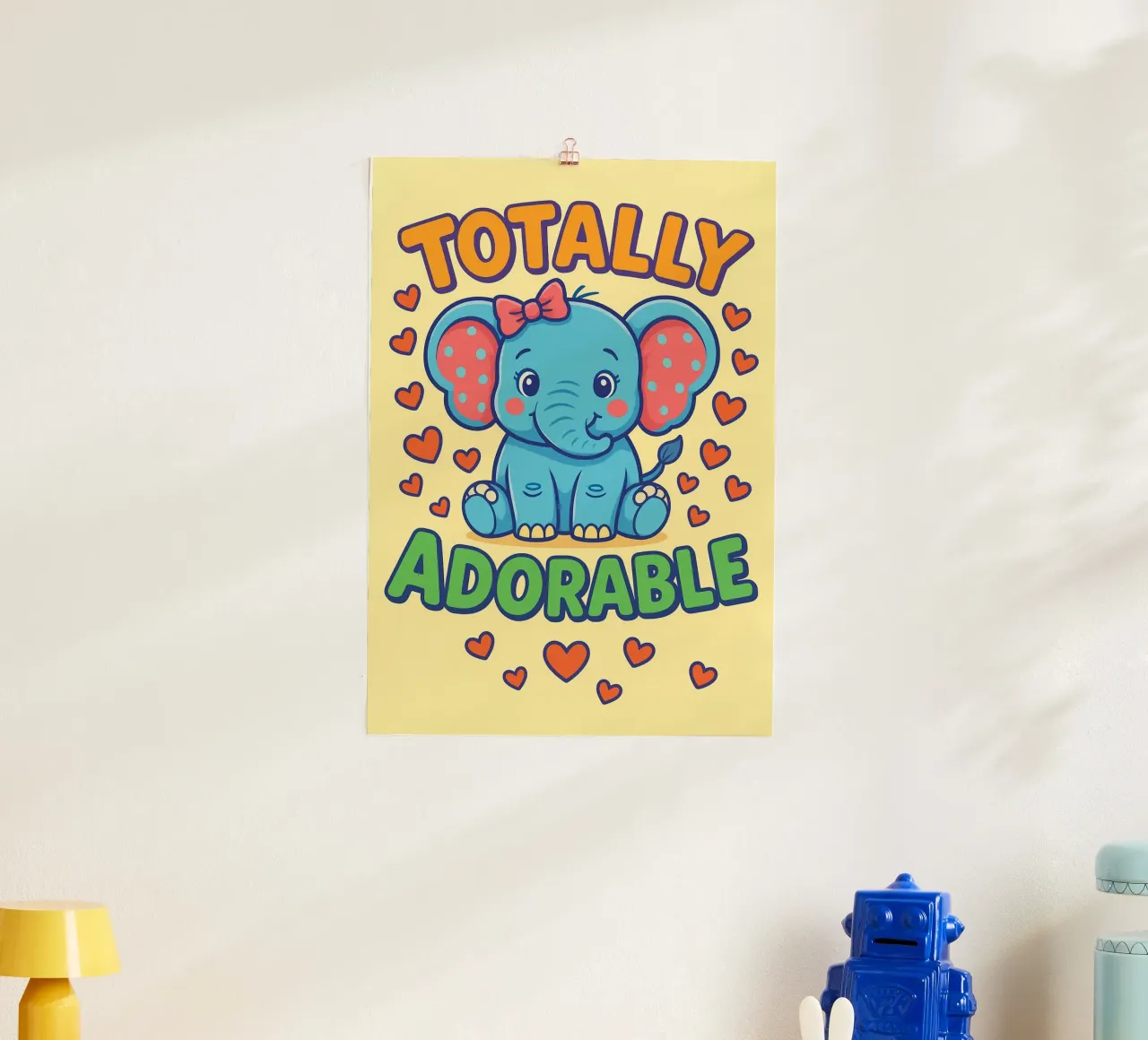 un cucciolo di elefante assolutamente adorabile poster da paroongs