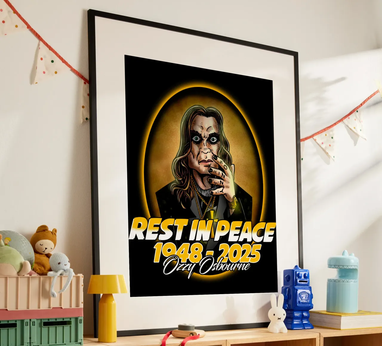 Maglietta essenziale See You Tribute OZ poster con telaio in plastica da mannys_artt