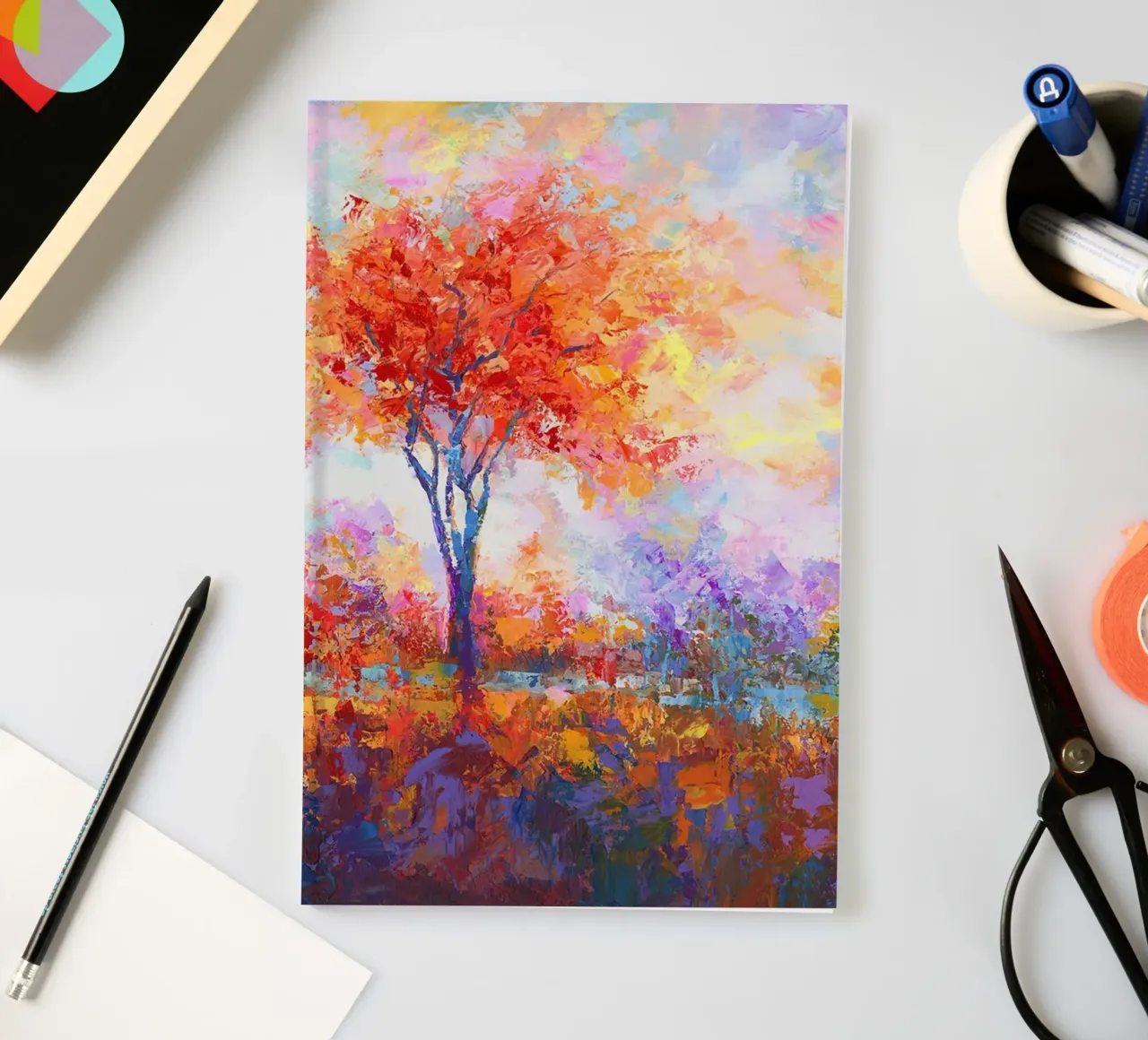 Tree of Serenity by Leon Devenice notebook by John Boss