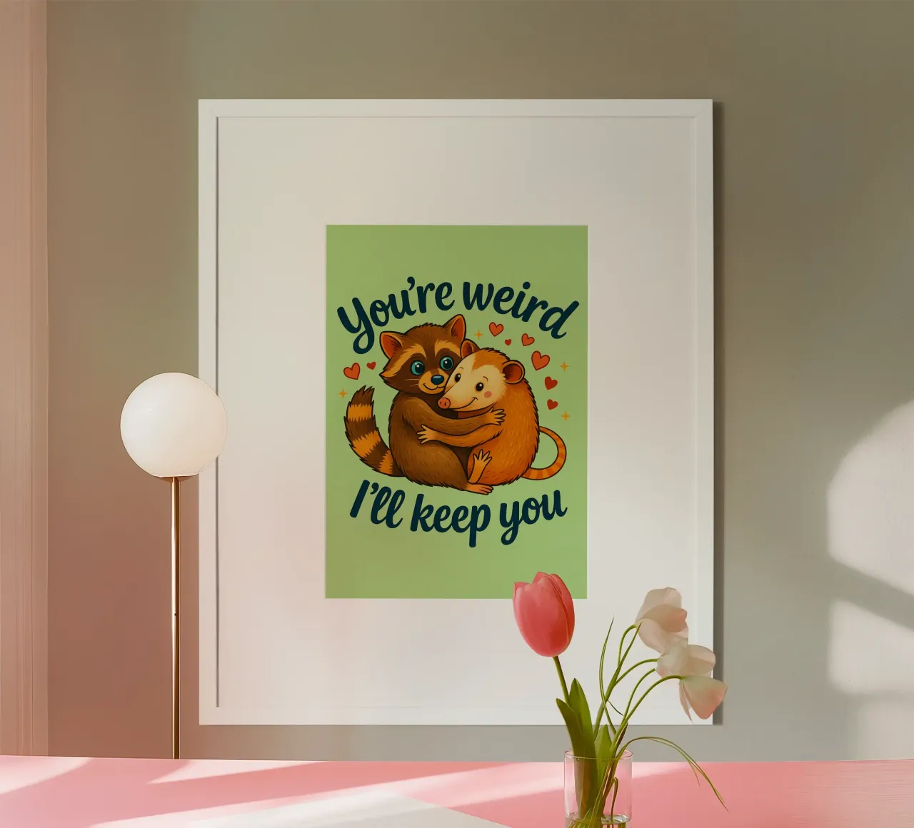 sei strano ti terrò poster da paroongs