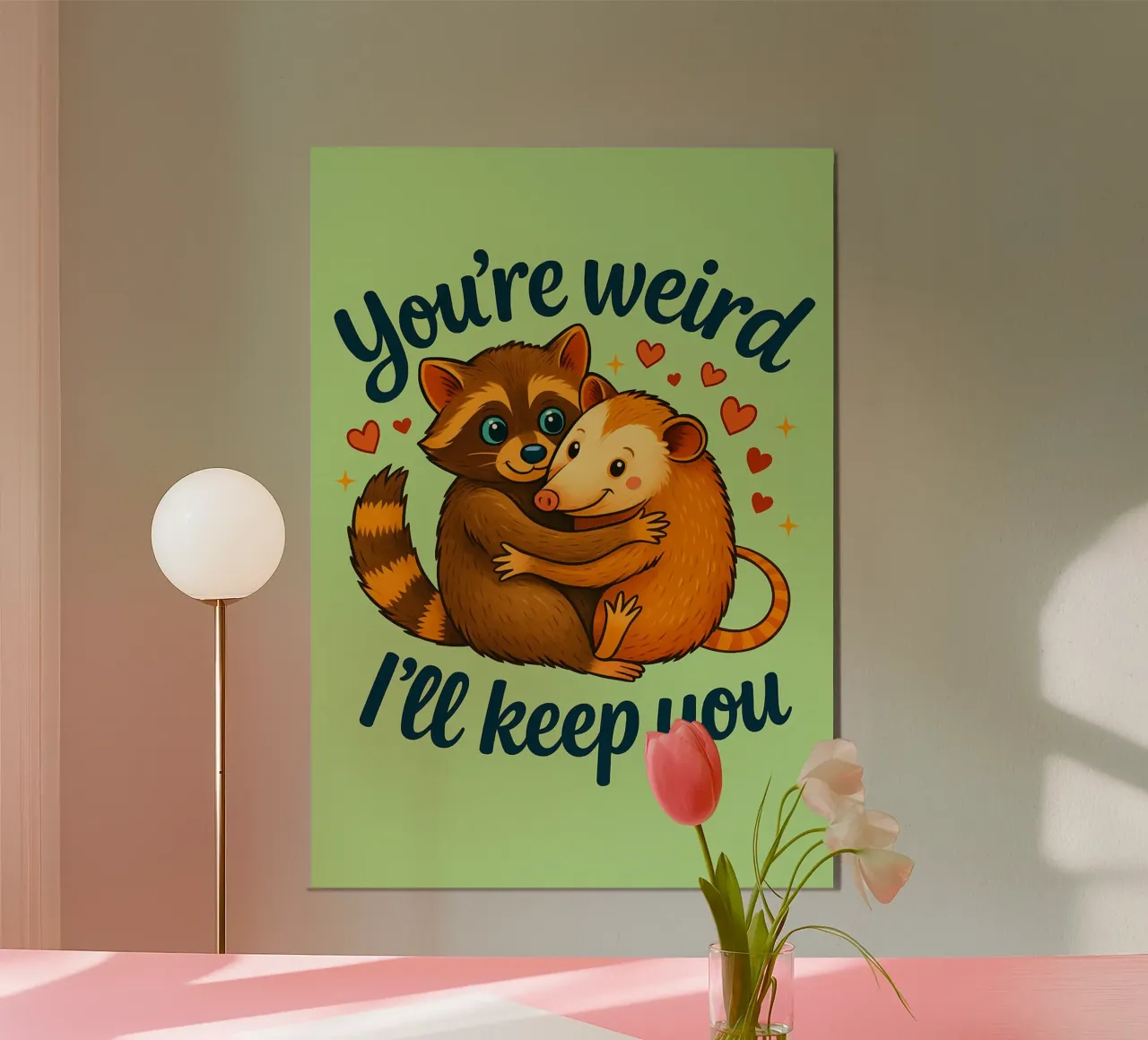 sei strano ti terrò poster da paroongs