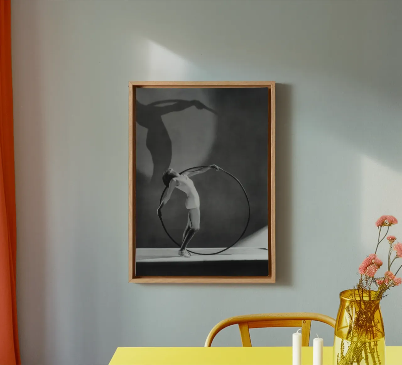 Galleria dell'Atlante Hoyningen Huene Carise Costumi da bagno Hula Hoop Pari tela con Cornice a cassetta da Brant Varner