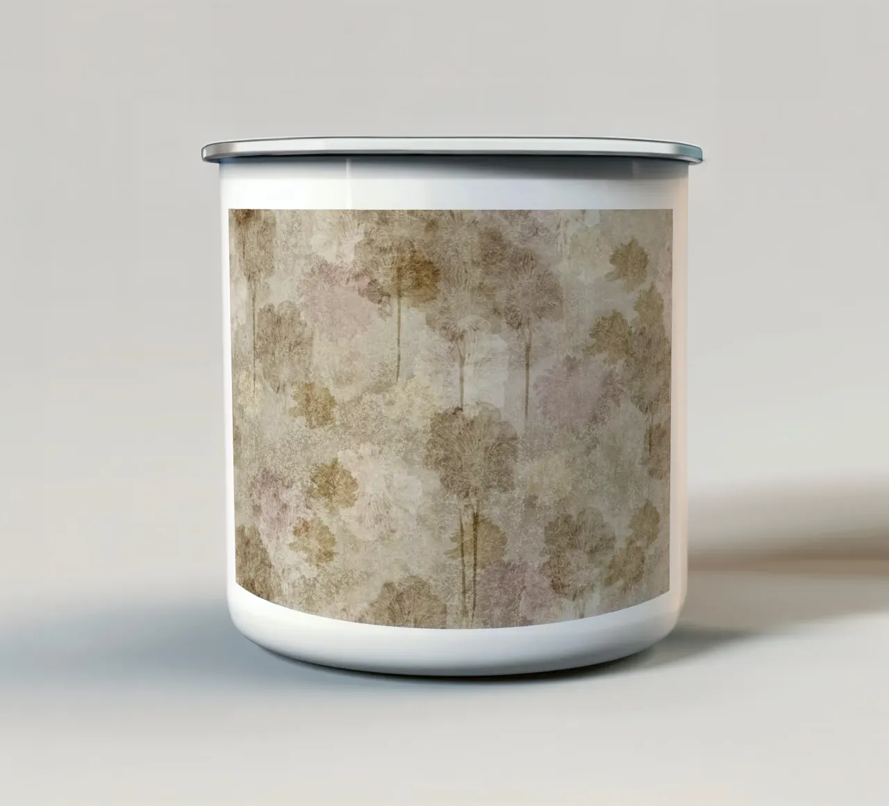 nuvole di fiori 3 tazza in smalto da Giulio Iurissevich