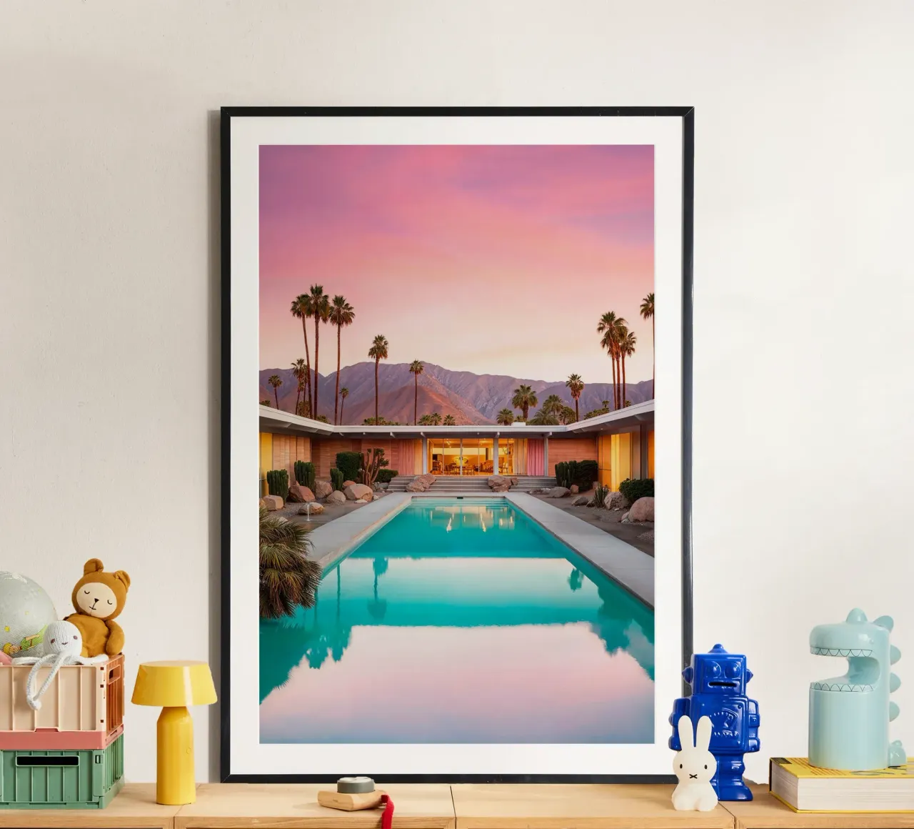 Piscina California Dreaming Mid Century poster da Brant Varner