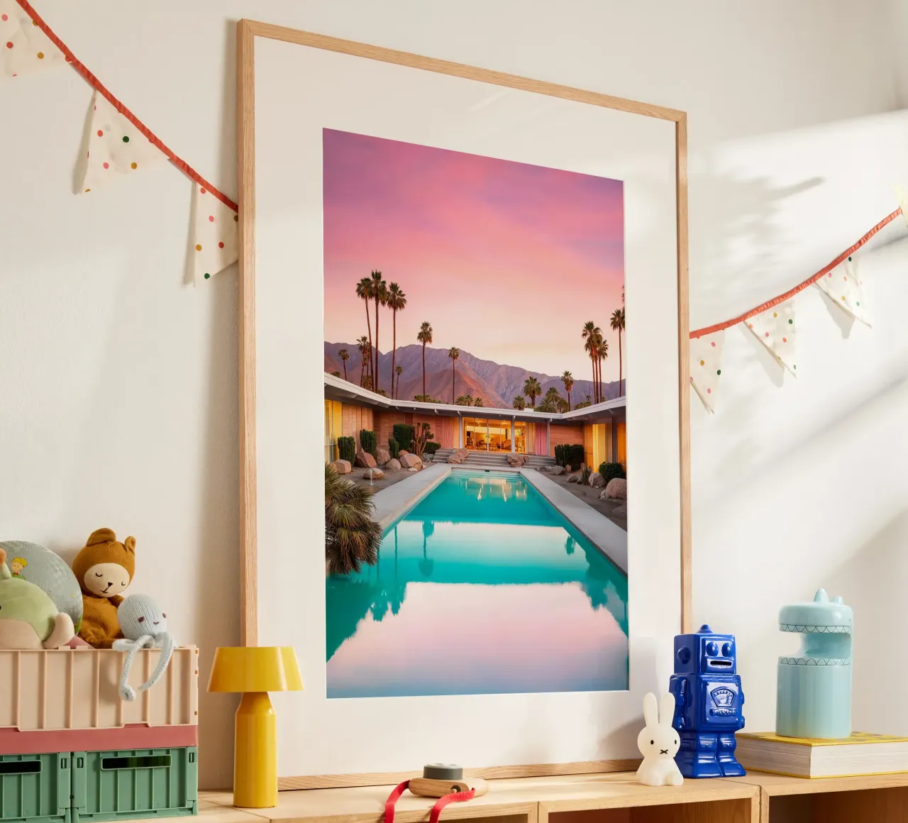 Piscina California Dreaming Mid Century poster da Brant Varner