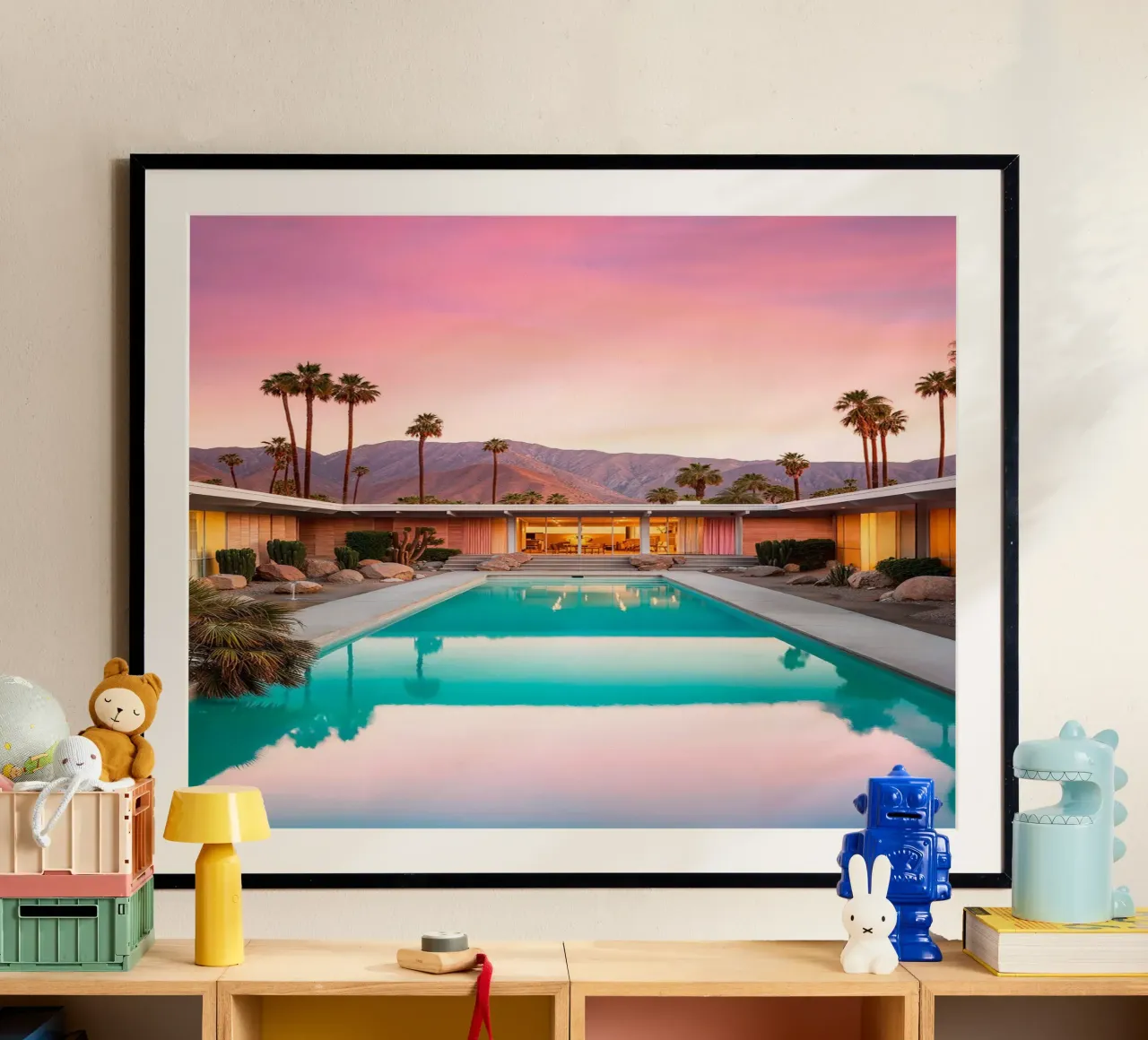 Piscina California Dreaming Mid Century poster da Brant Varner