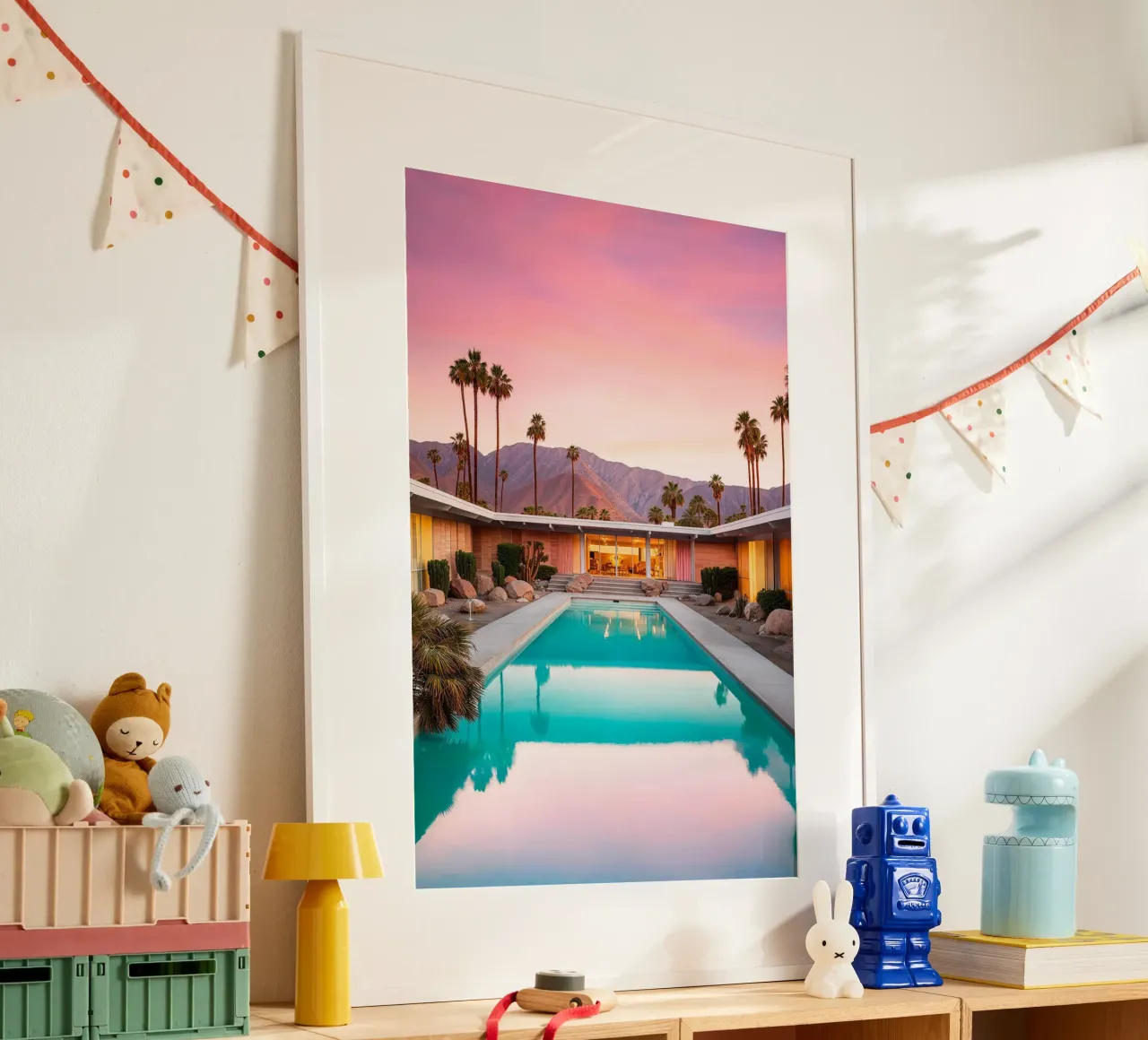 Piscina California Dreaming Mid Century poster da Brant Varner