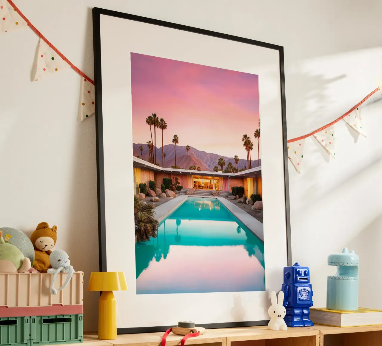 Piscina California Dreaming Mid Century poster da Brant Varner