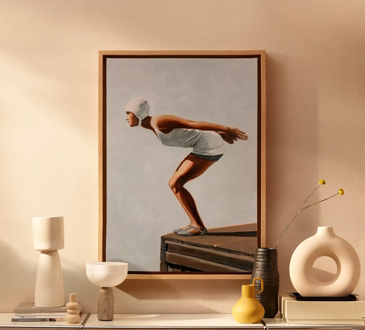 Georg Hoyningen-Huene I Leinwand mit Schattenfugenrahmen von Brant Varner