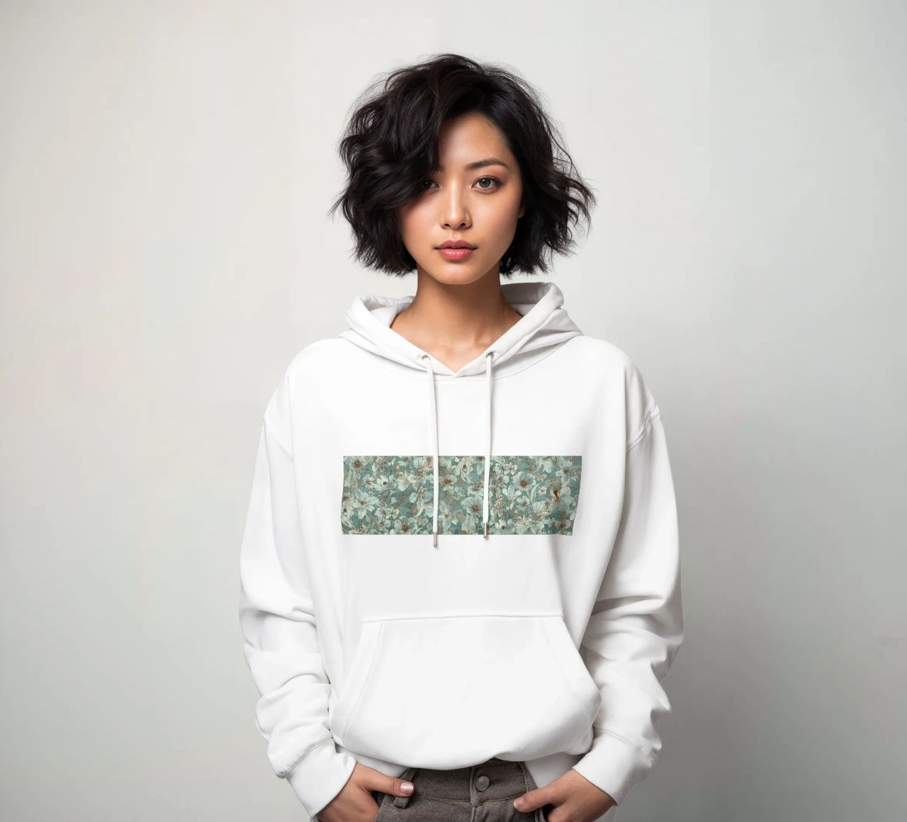 verde orquídea sudadera con capucha de Giulio Iurissevich