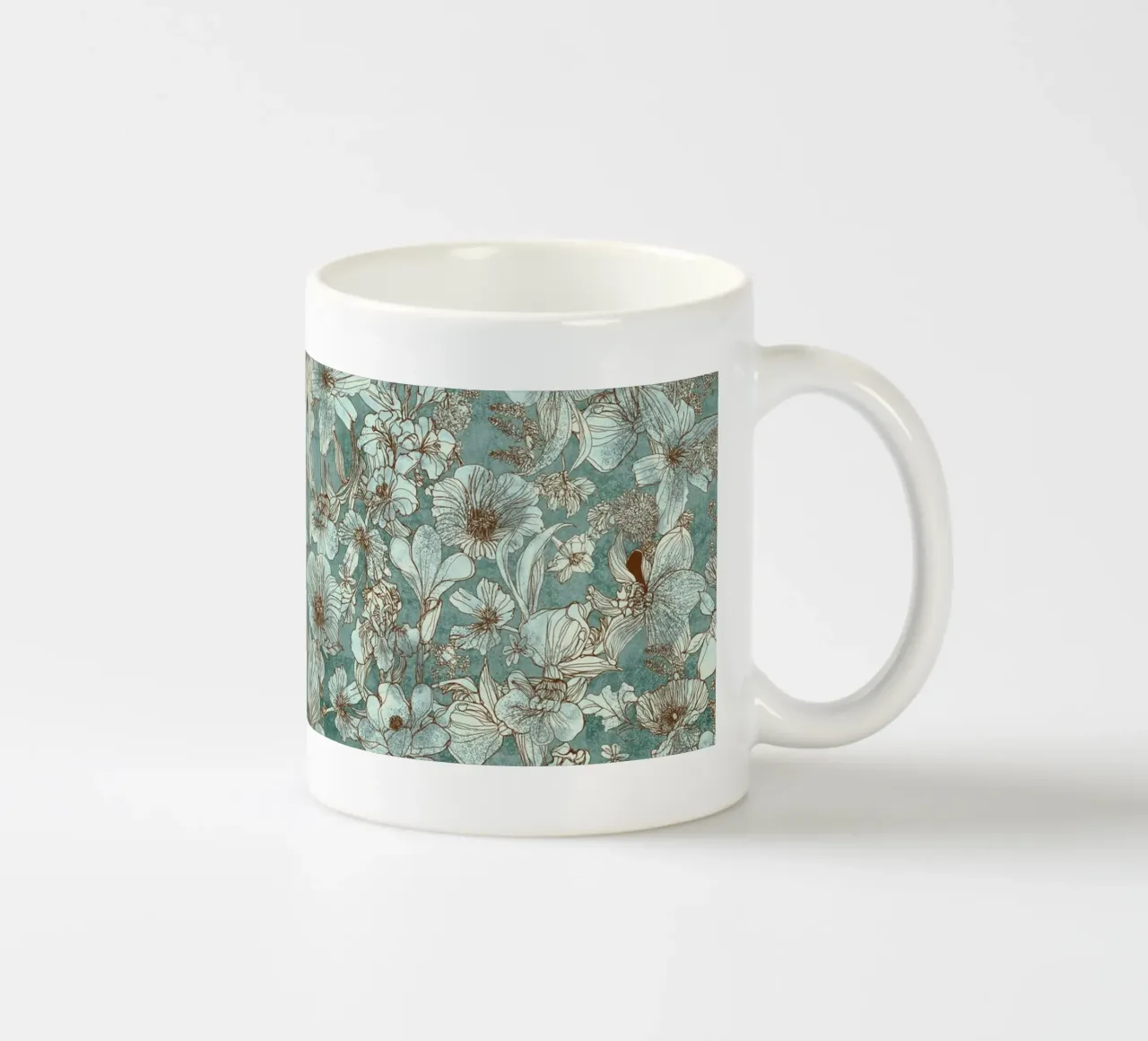 verde orchidea tazza in ceramica da Giulio Iurissevich
