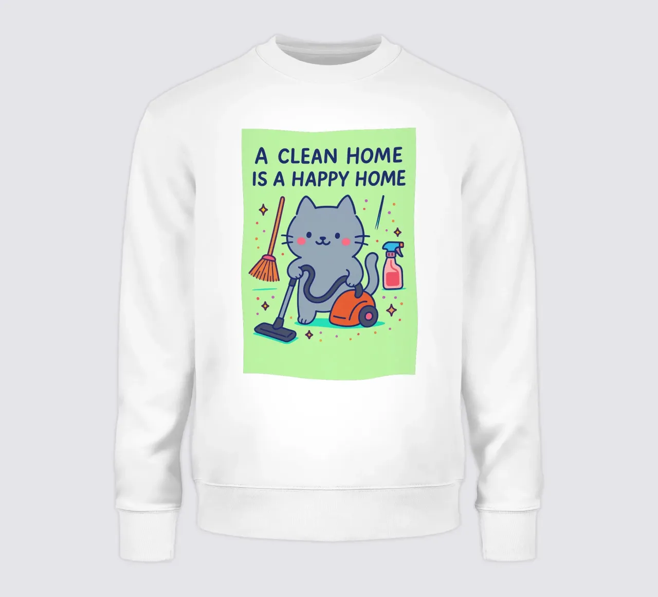 un hogar limpio es un hogar feliz sudadera de bojoonxs
