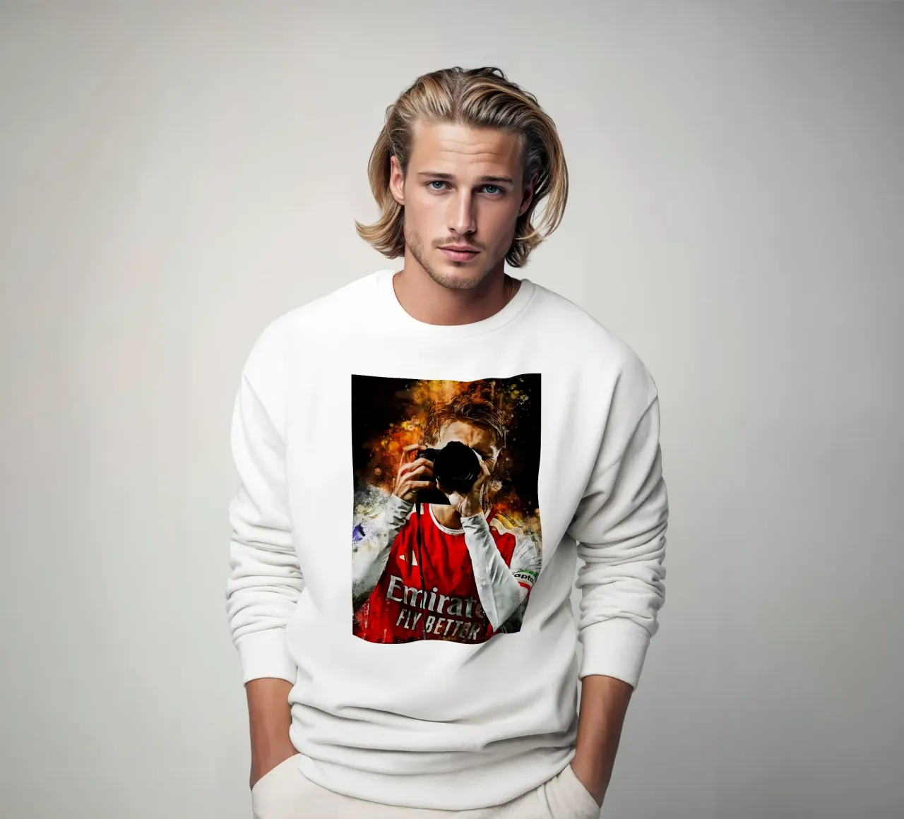 Martin Ødegaard felpa da MasterInkArt