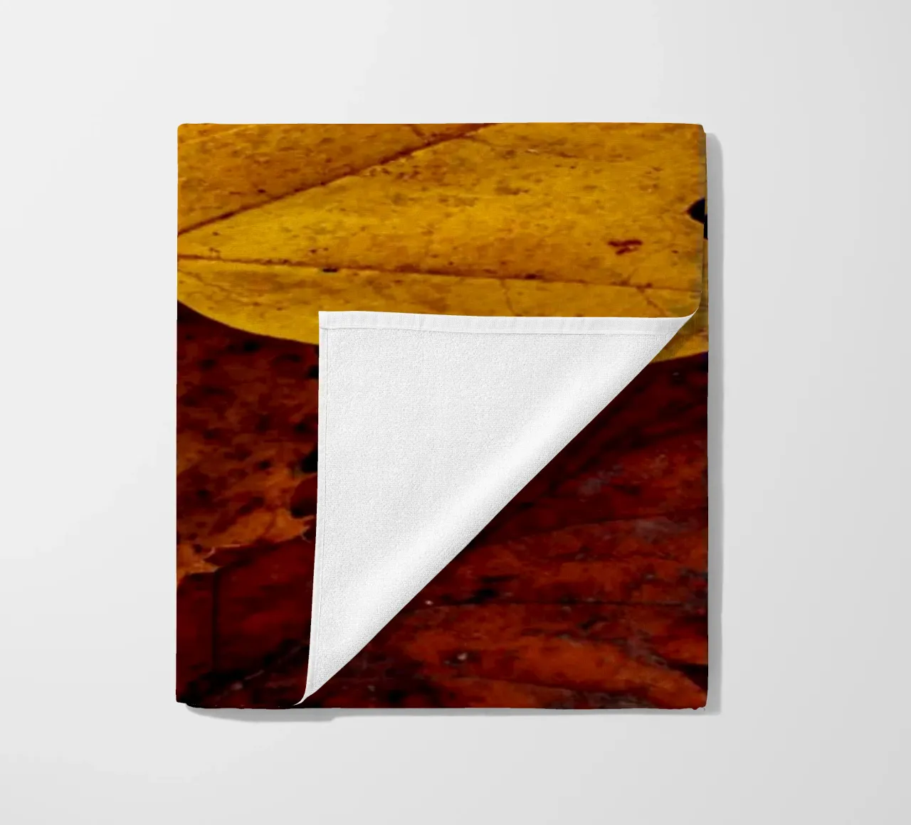 Foglia d'acero gialla telo mare da Marcus Beckert | Fotografie