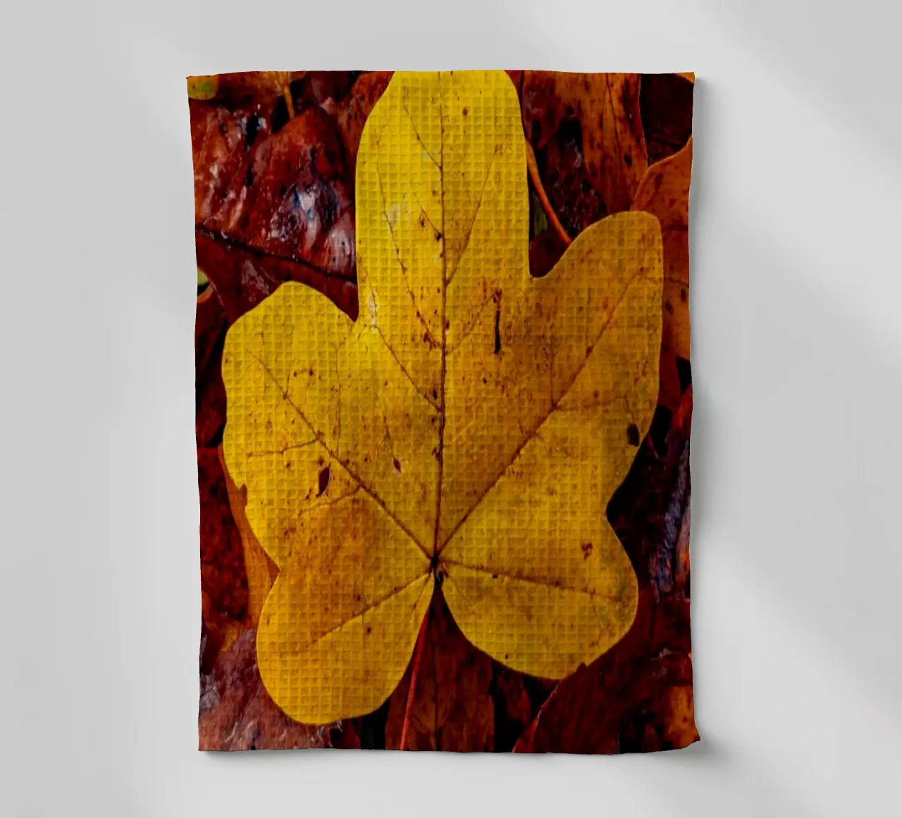 Feuille d'érable jaune torchon de Marcus Beckert | Fotografie