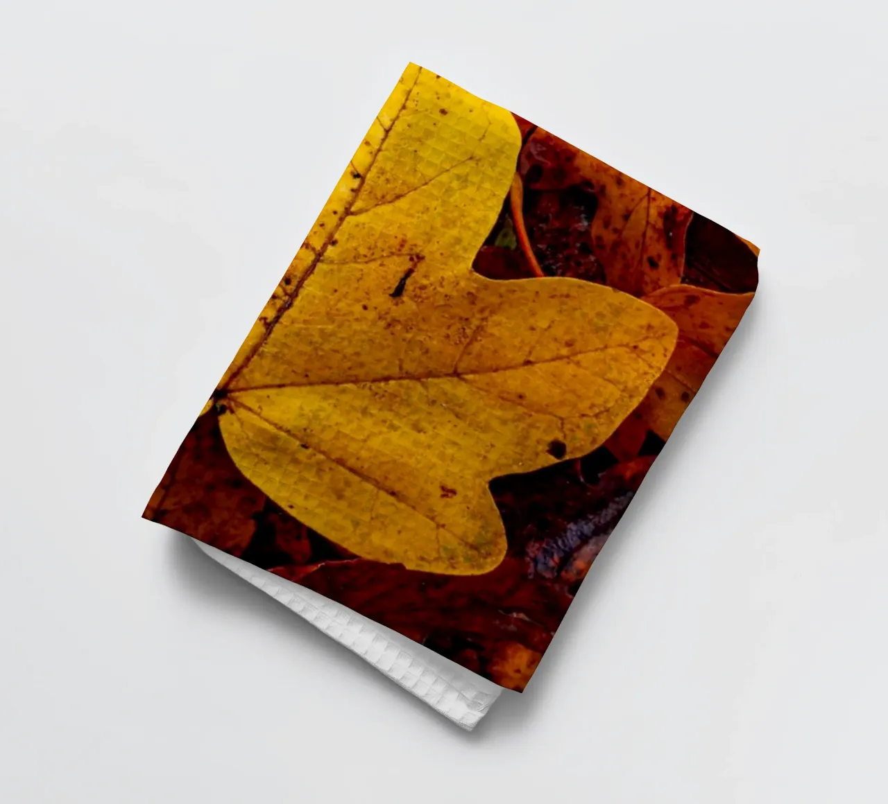 Feuille d'érable jaune torchon de Marcus Beckert | Fotografie