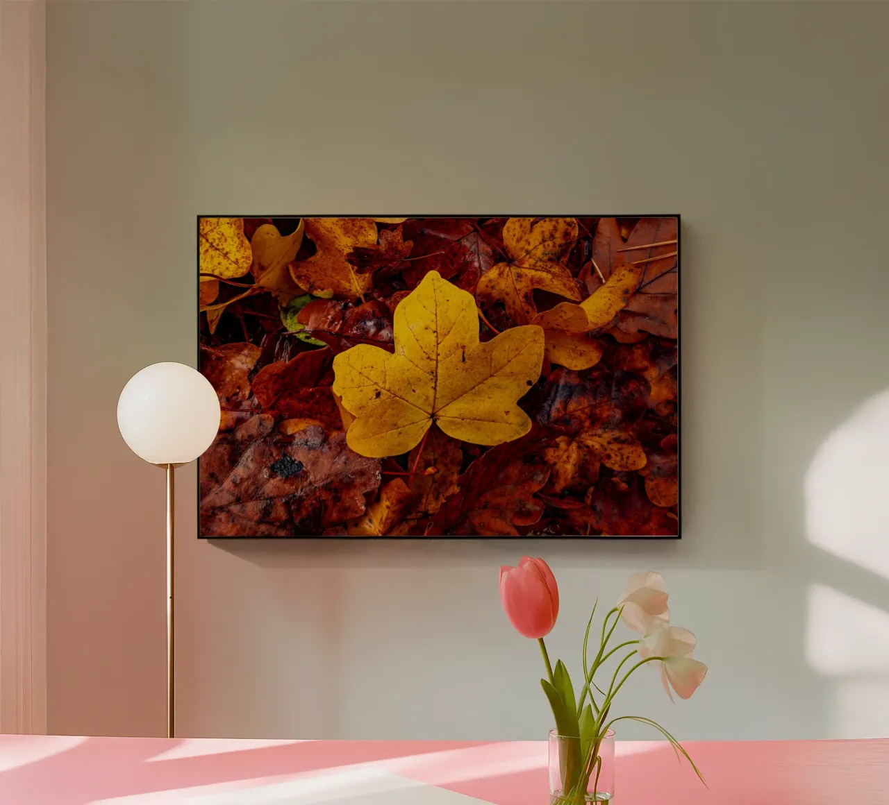 Yellow maple leaf plexiglas de Marcus Beckert | Fotografie
