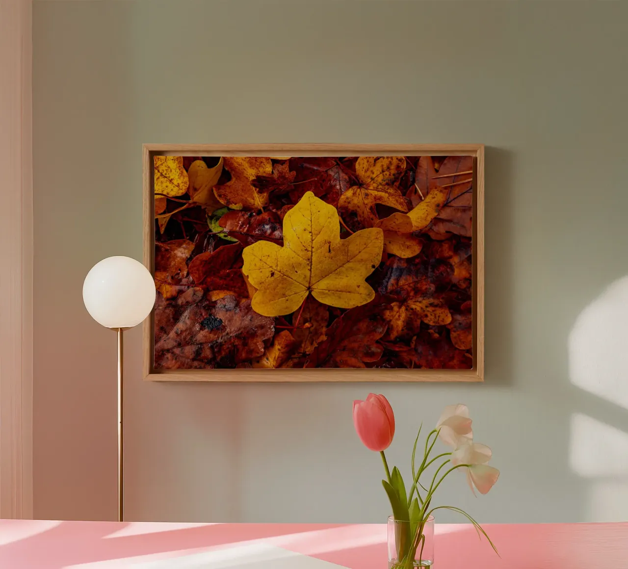 Foglia d'acero gialla tela da Marcus Beckert | Fotografie