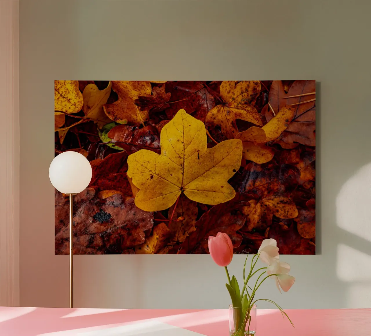 Foglia d'acero gialla tela da Marcus Beckert | Fotografie