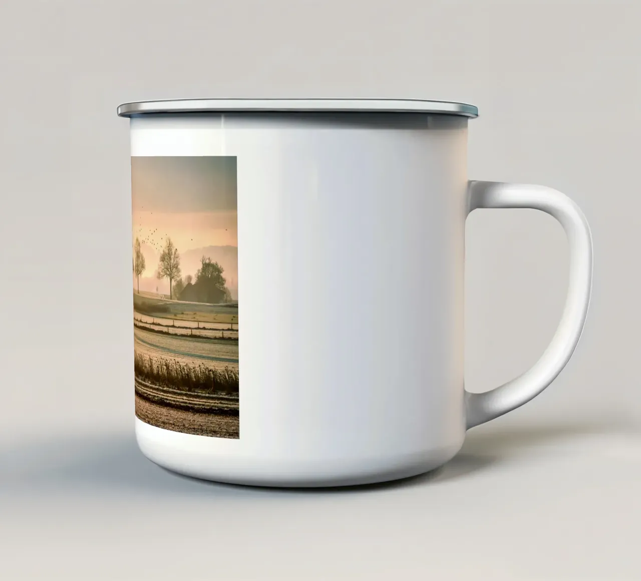 old farm tazza in smalto da pastel color shape