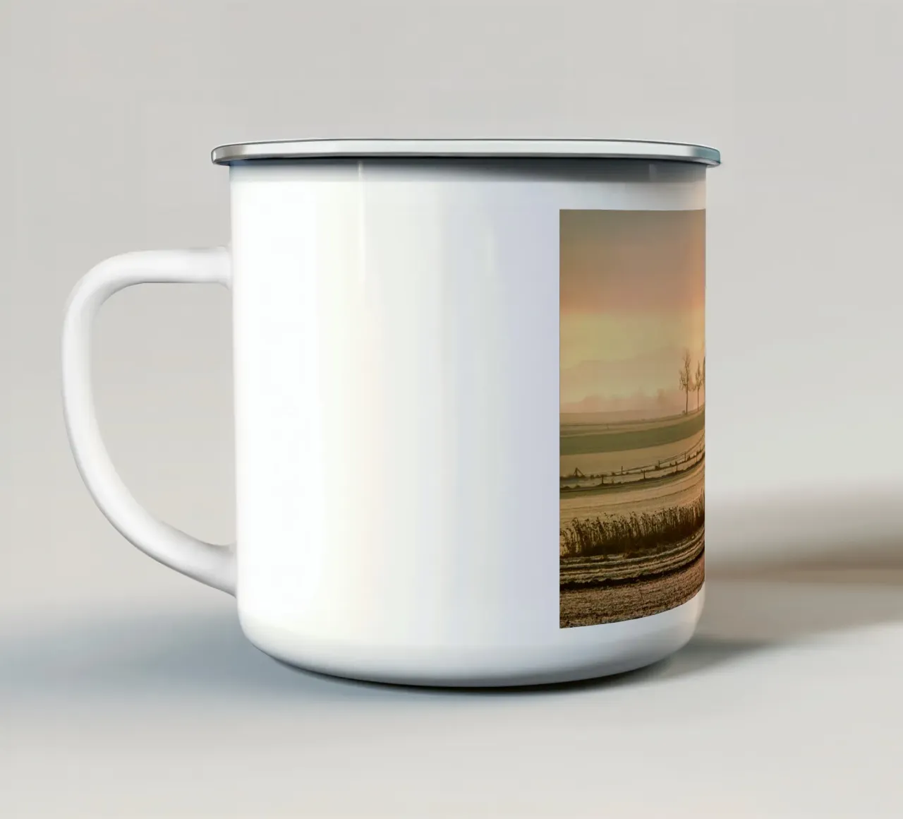 old farm tazza in smalto da pastel color shape