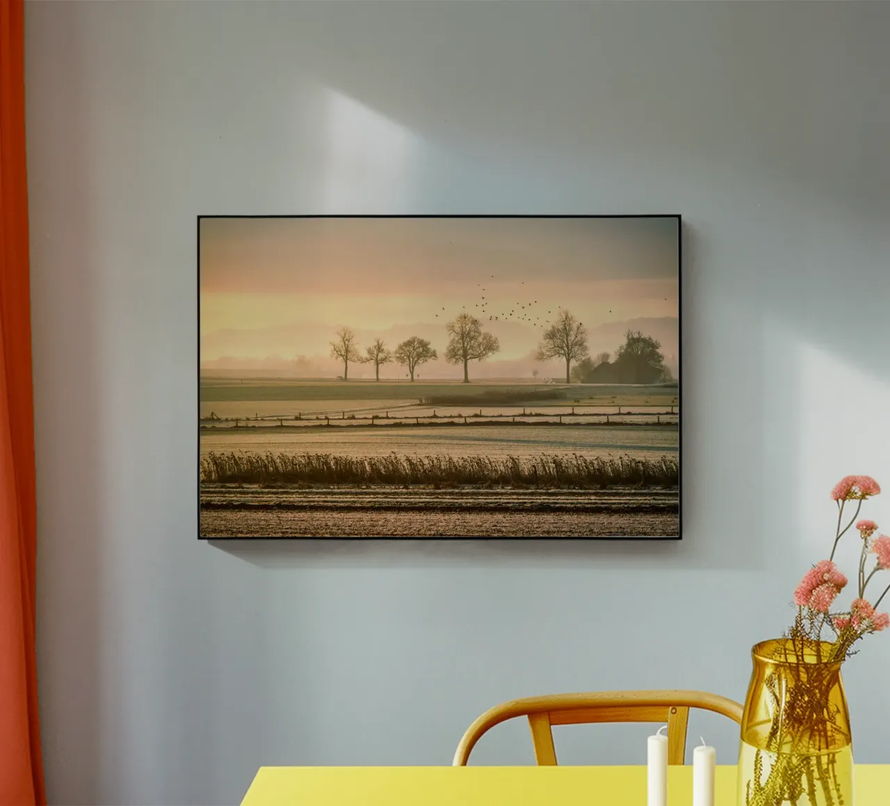 old farm plexiglass da pastel color shape