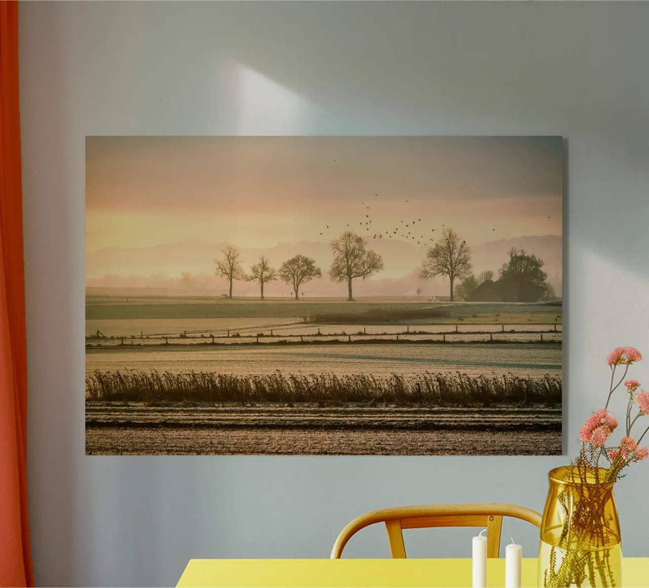 old farm plexiglass da pastel color shape