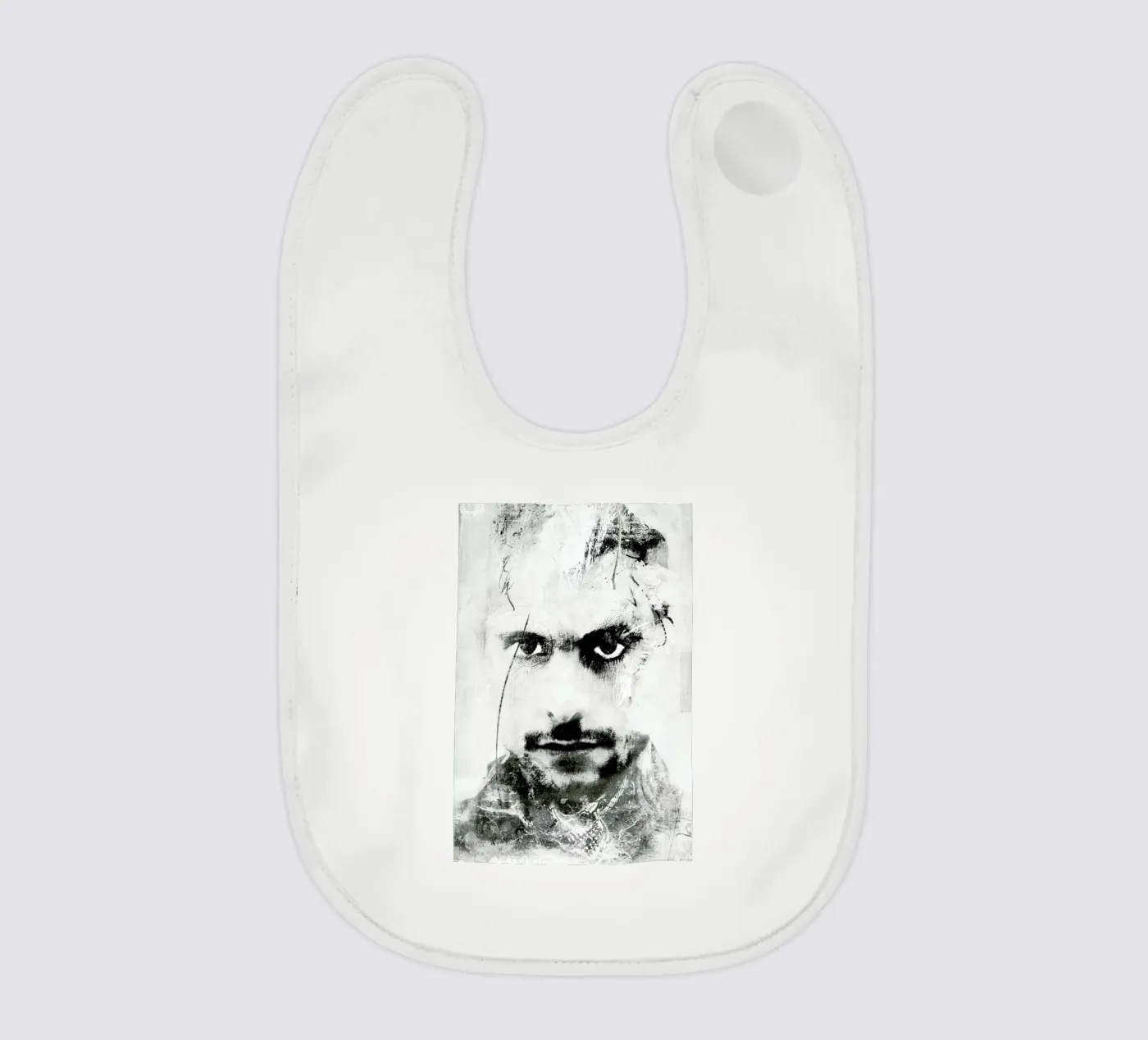 Glam baby bib by Sandrine Pagnoux