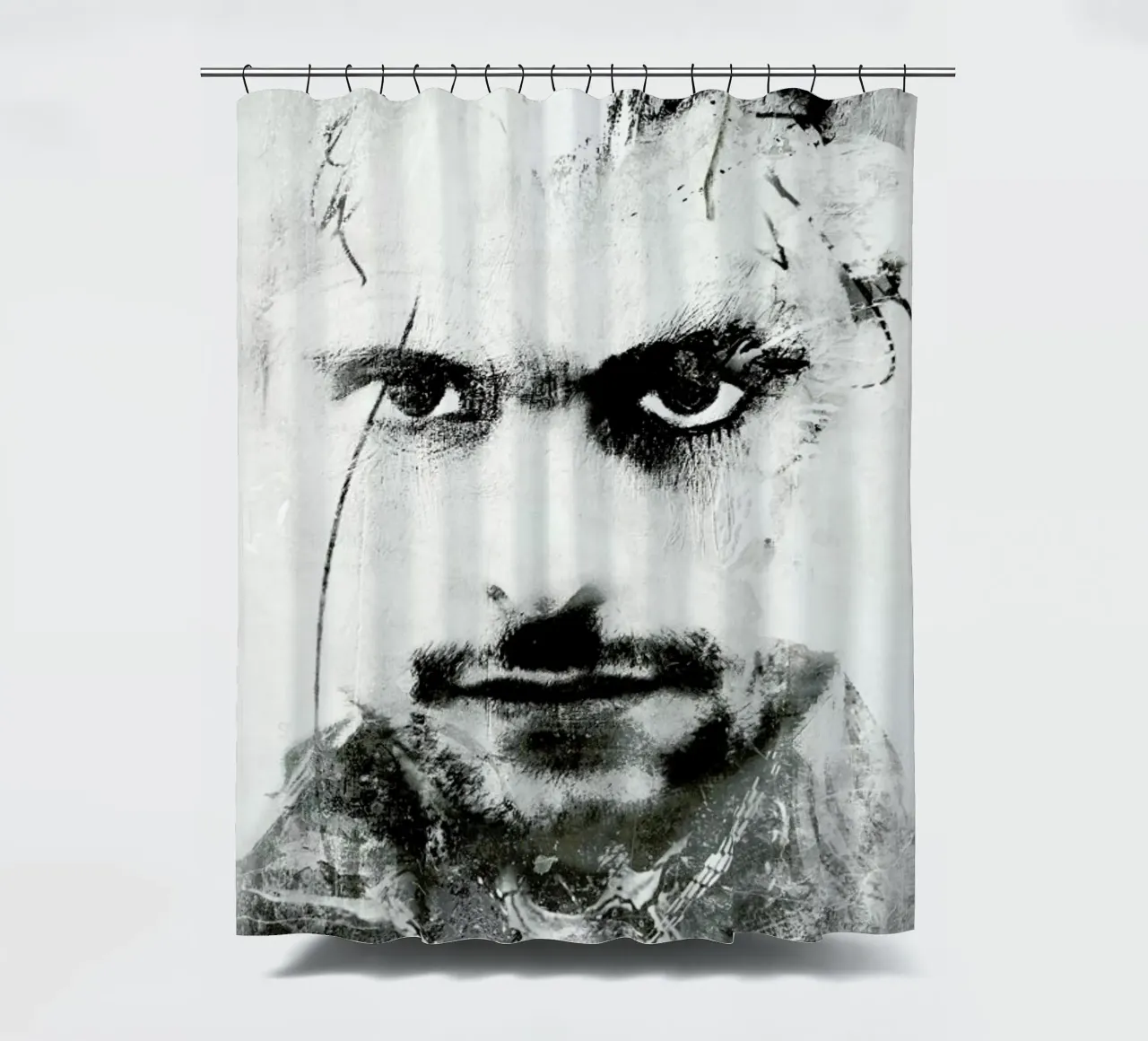 Glam shower curtain by Sandrine Pagnoux
