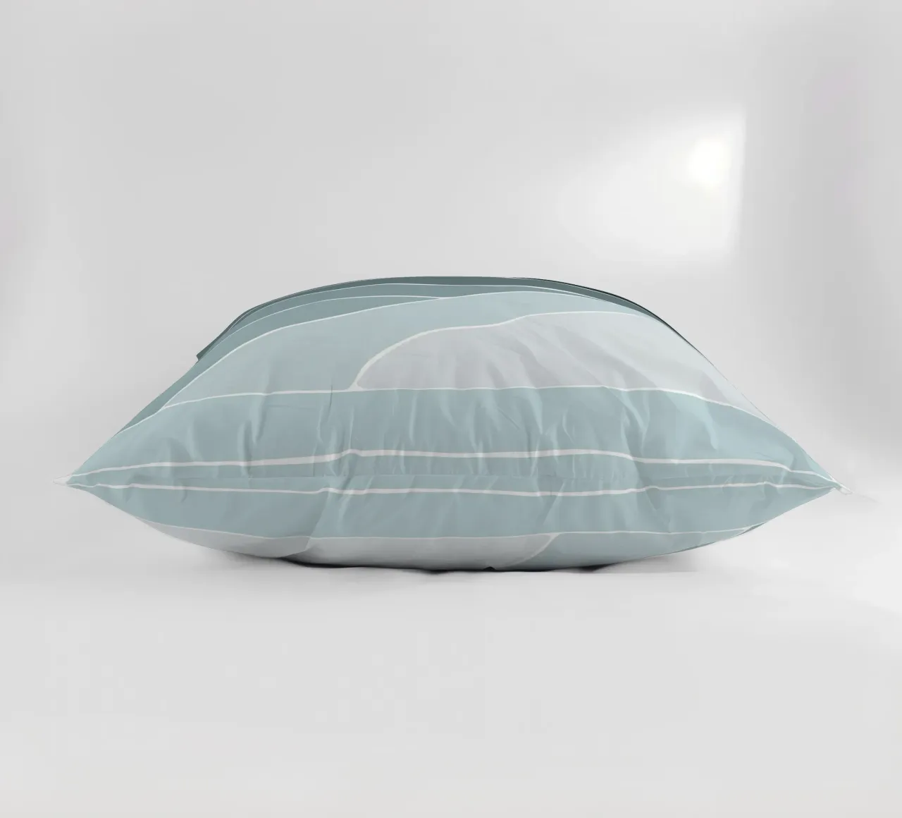 canvas wave cuscino da pastel color shape