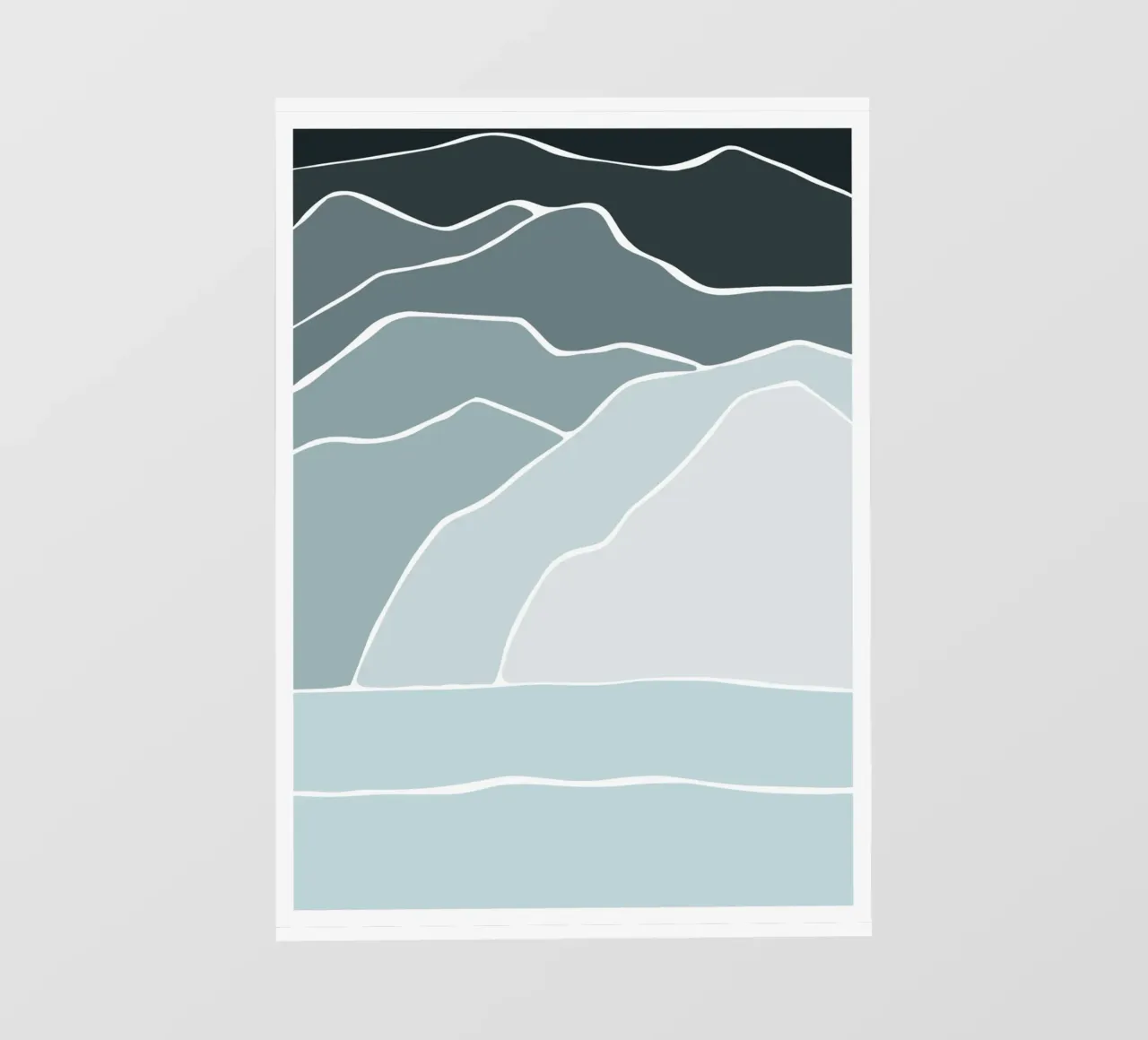 canvas wave telo in pvc da pastel color shape