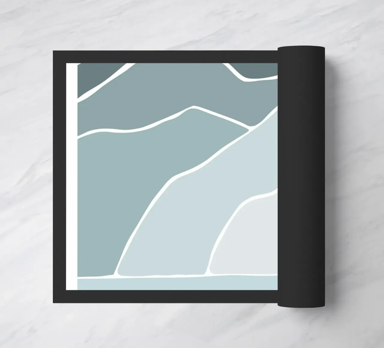 canvas wave zerbino da pastel color shape