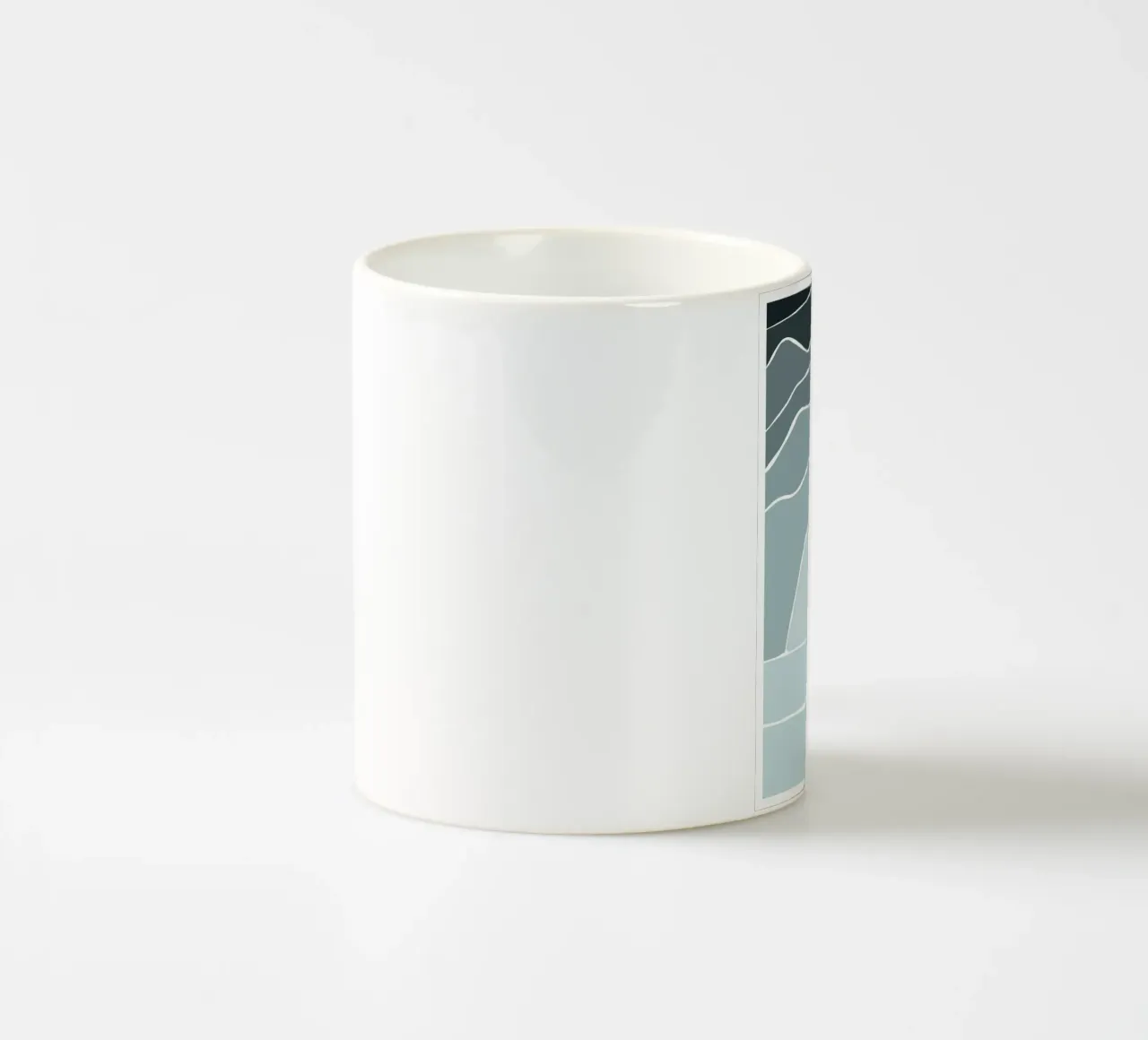 canvas wave tazza in ceramica da pastel color shape