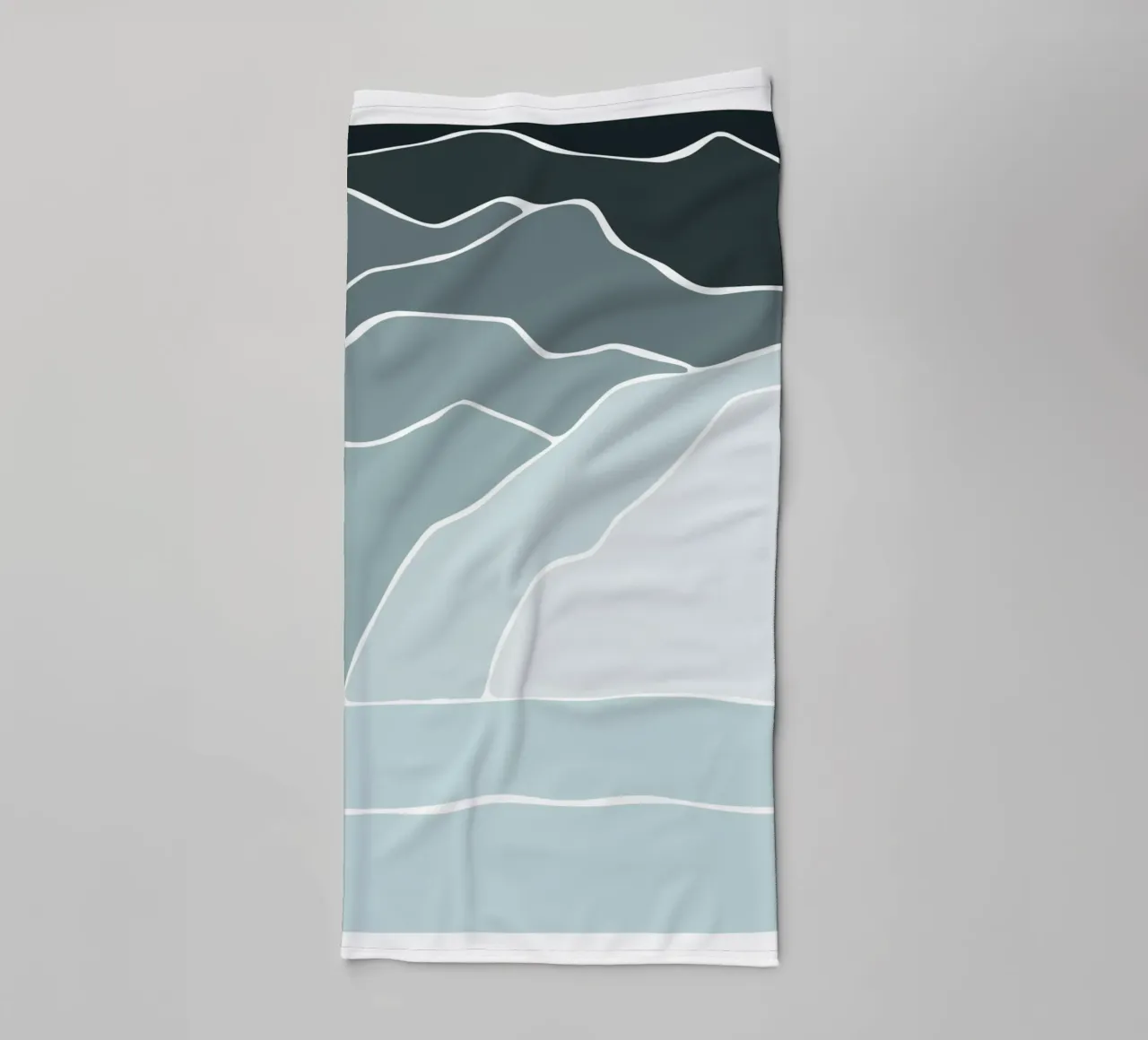 canvas wave asciugamano da bagno da pastel color shape