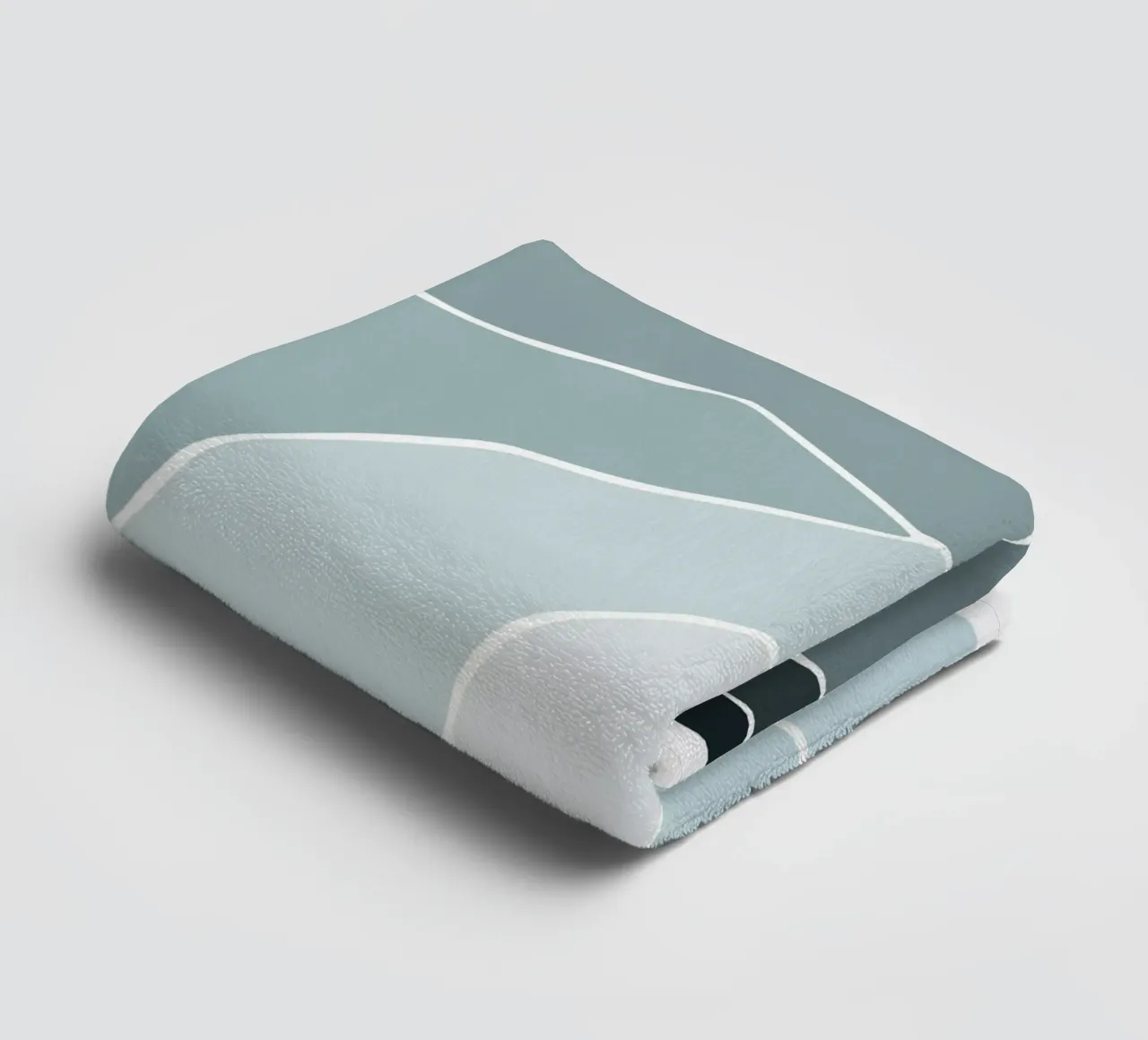 canvas wave asciugamano da bagno da pastel color shape