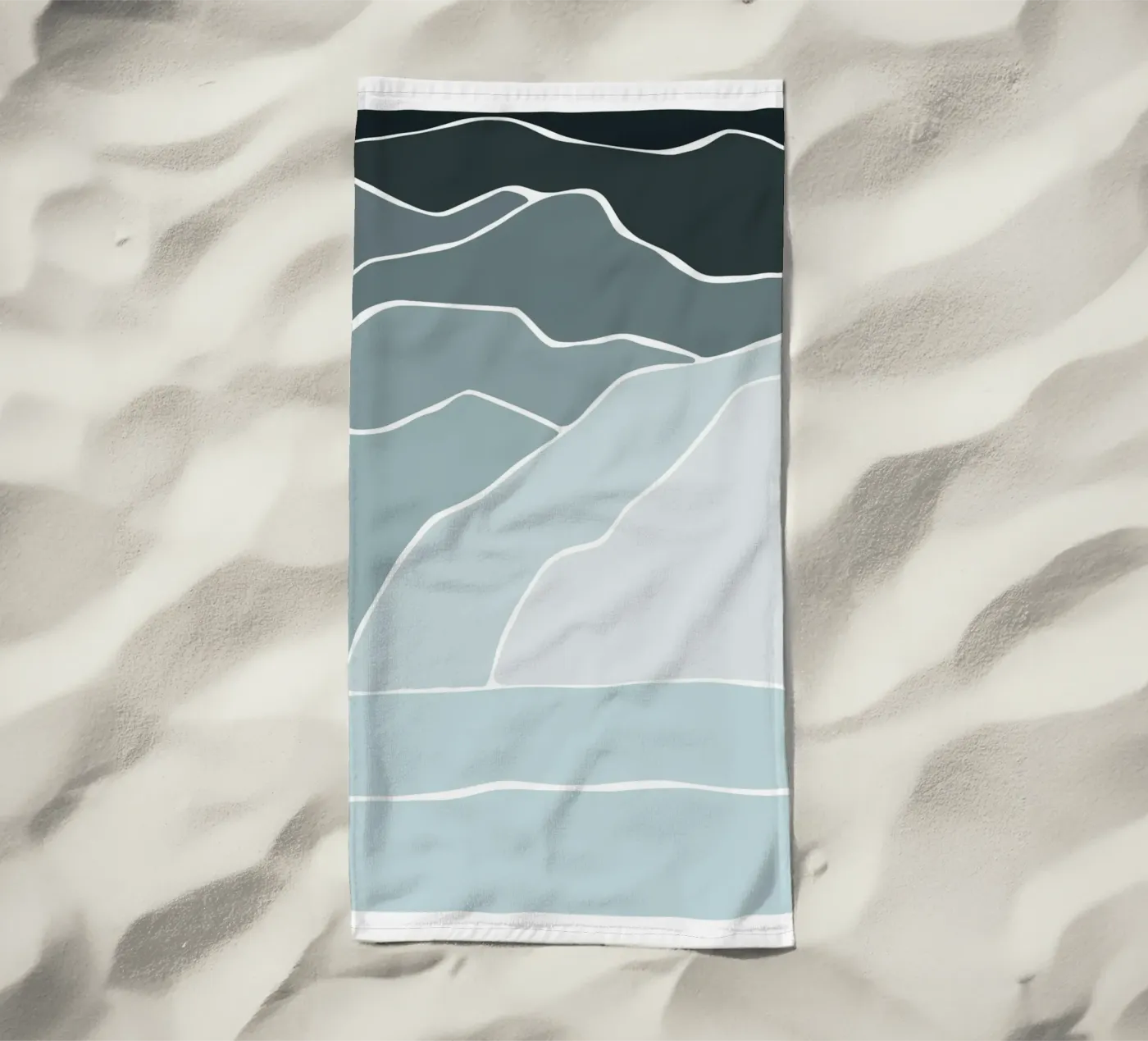 canvas wave telo mare da pastel color shape